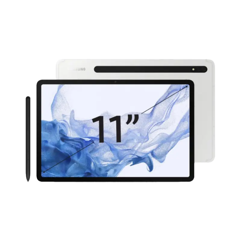Samsung Galaxy Tab S8-serebrist
